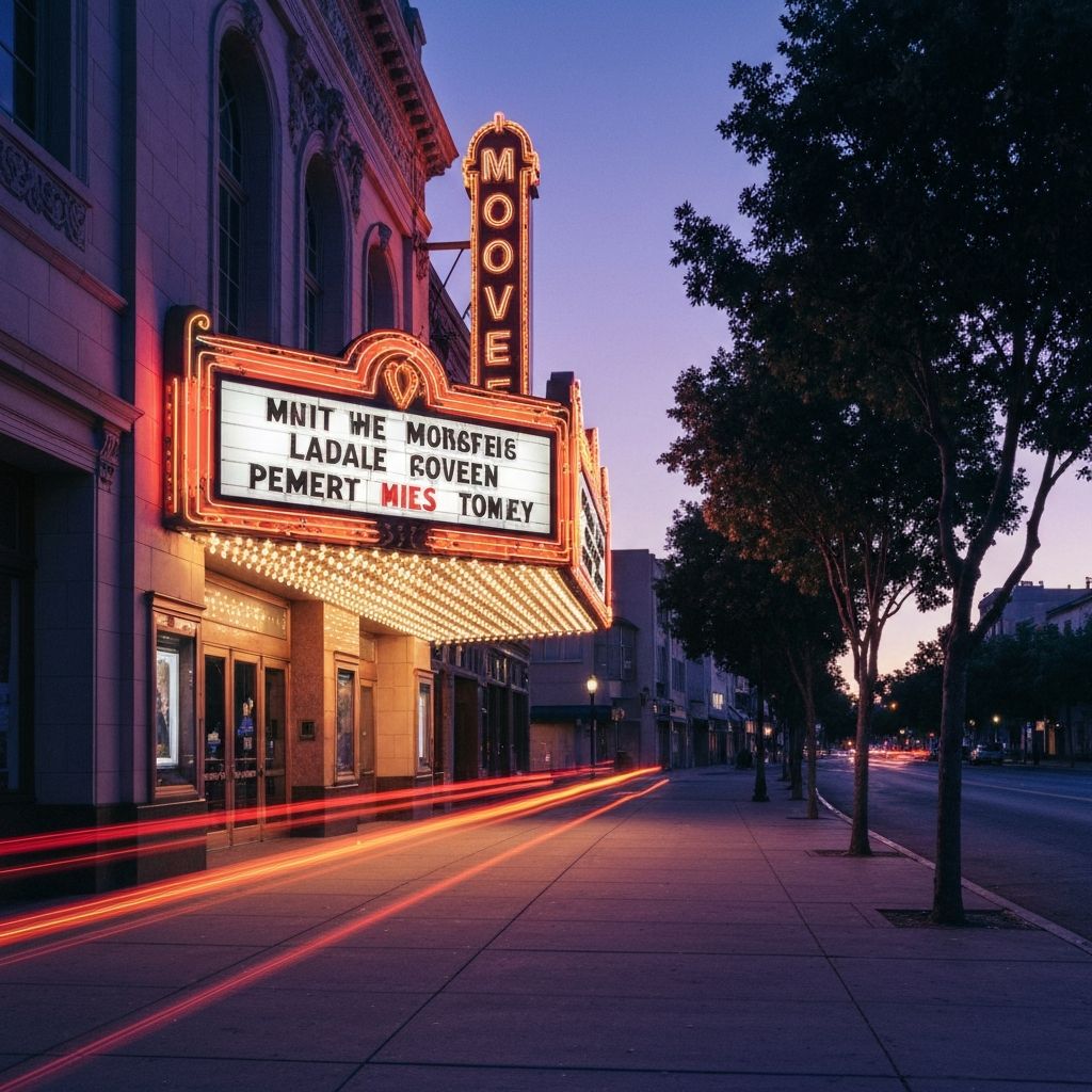 Vintage 1940s movie premiere with elegant guests on red carpet